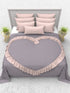 The White Moss Valentine Heart Winter comforter with 2 pillow covers